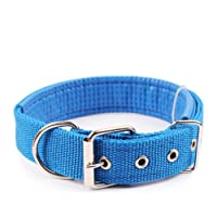 Ecloud Shop® Duradero y cómodo para Mascotas Collar de Perro sólido clásico Collar de Perro de Nylon poliéster básico 2…
